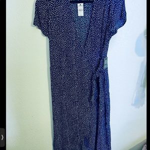 Express midi wrap dress